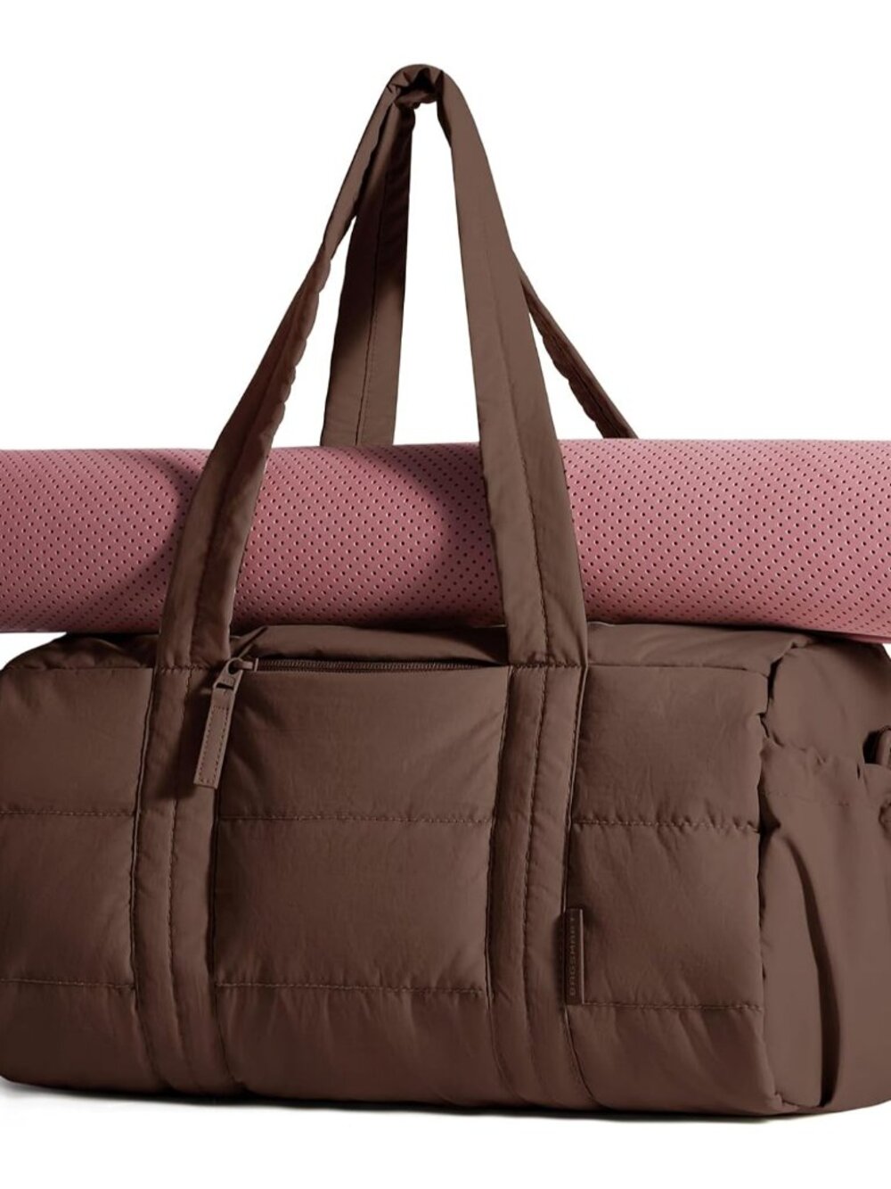 Reiki Gym Bag for Women Puffy Yoga Mat Travel Weekender Duffle Bag